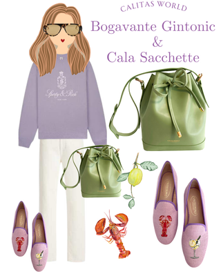 Calita Shoes ​LOAFERS LAVENDER LINEN BOGAVANTE AND GINTONIC Precio ultrabajo