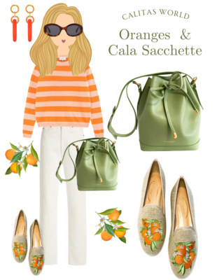 Calita Shoes ​LOAFERS NATURAL LINEN ORANGES En línea