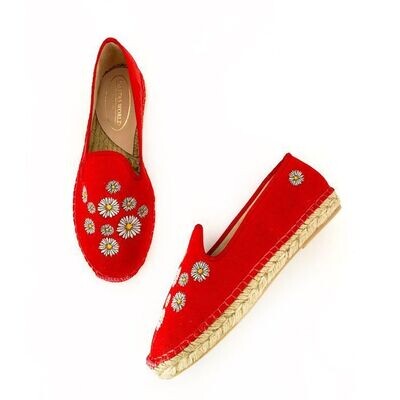 Calita Shoes ​ESPADRILLES RED DAISIES Último día