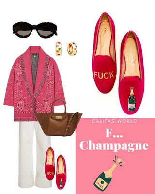 Calita Shoes LOAFERS FUCHSIA SUEDE​ F CHAMPAGNE Ventas relámpago