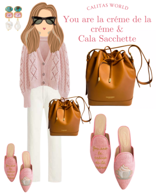 Calita Shoes MULES LIGHT PINK LINEN YOU ARE LA CRÉME DE LA CRÉME Últimos 3 días