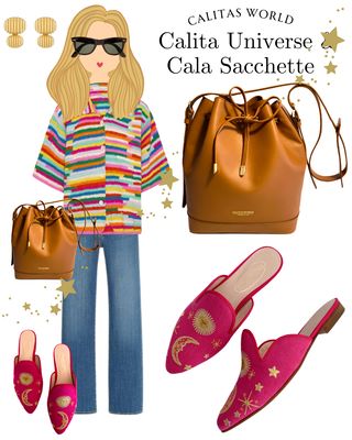 Calita Shoes MULES LINEN FUCHSIA 11CO CO5 CALITAS UNIVERSE Últimos 2 días