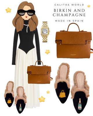 Calita Shoes ​MULES FUR GREEN 7ACO VELVET BIRKIN AND CHAMPAGNE Gran oferta
