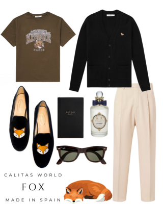Calita Shoes ​LOAFERS MEN BLACK VELVET FOX Envío gratis