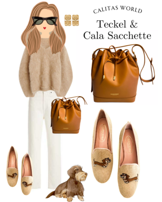 Calita Shoes ​LOAFERS NATURAL LINEN TECKELS LONG HAIR Mejor oferta