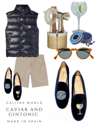 Calita Shoes ​LOAFERS MEN NAVY 9CO VELVET R22 CAVIAR AND GINTONIC Últimos 2 días