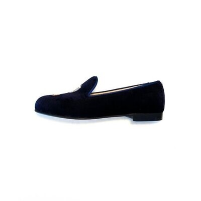 Calita Shoes ​LOAFERS MEN NAVY 9CO VELVET R22 OYSTERS AND MARTINI Solo hoy