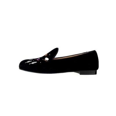 Calita Shoes ​LOAFERS MEN BLACK VELVET SKIERS Ahorra y exporta