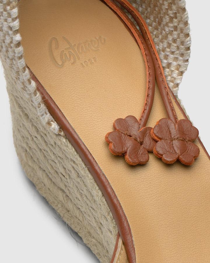 Castañer Calzado de Mujer estilo Pala Talon con Cuña de 7cm de altura | Castañer Precio ultrabajo