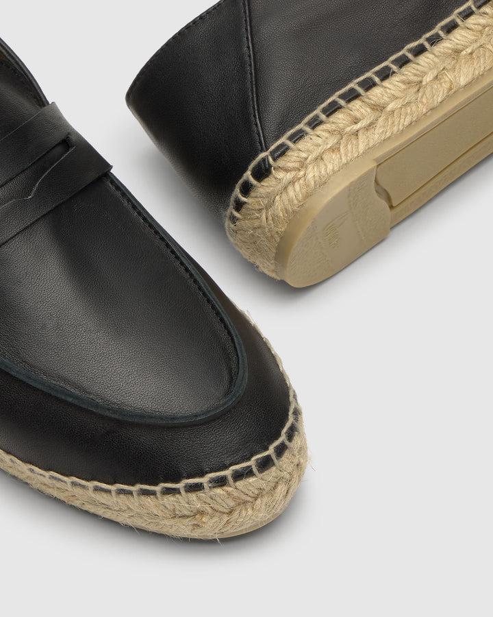 Castañer CASTAÑER | Alpargata Plana Cerrada Napa NEGRO KEULE/250 – Castañer En línea