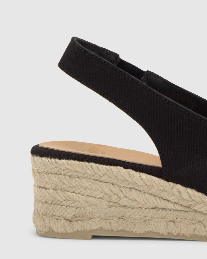 Castañer Calzado de Mujer estilo Peep Toe con Cuña de 5cm de altura | Castañer En oferta