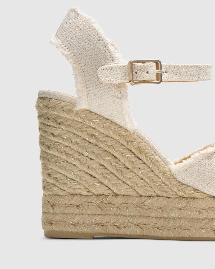 Castañer Calzado de Mujer estilo Sandalia con Cuña de 11cm de altura | Castañer Mejor oferta