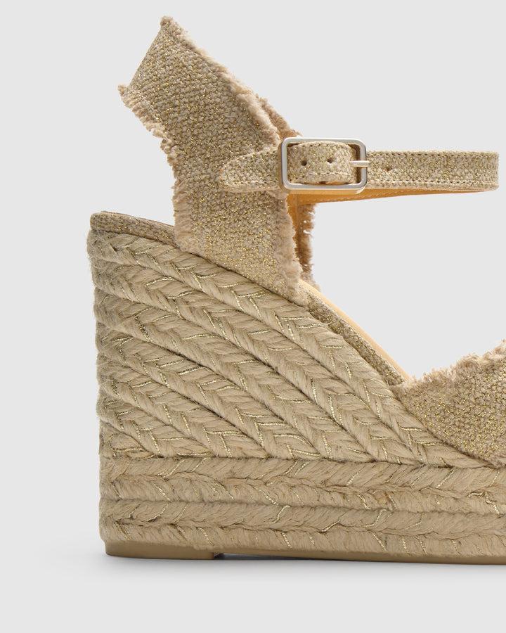 Castañer Calzado de Mujer estilo Sandalia con Cuña de 11cm de altura | Castañer Rebajas top