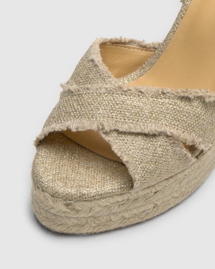 Castañer Calzado de Mujer estilo Sandalia con Cuña de 11cm de altura | Castañer Rebajas top