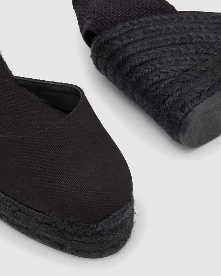 Castañer Calzado de Mujer estilo Pala Talon con Cuña de 11cm de altura | Castañer Oferta especial de fábrica