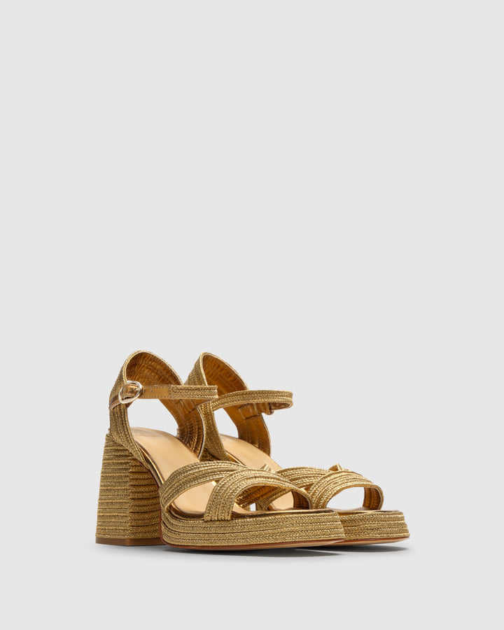 Castañer Calzado de Mujer estilo Sandalia con Tacón de 10cm de altura | Castañer Oferta exclusiva
