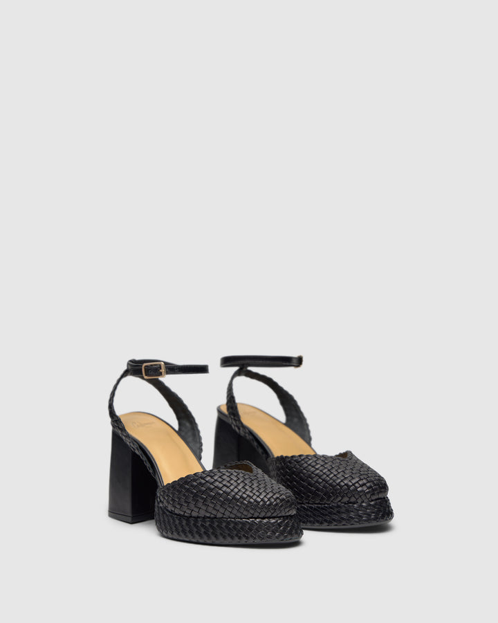 Castañer CASTAÑER | Tacón Cerrada Napa NEGRO VELIA/255 – Castañer Rebajas de fin de temporada