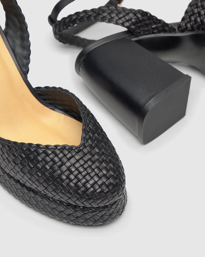 Castañer CASTAÑER | Tacón Cerrada Napa NEGRO VELIA/255 – Castañer Rebajas de fin de temporada