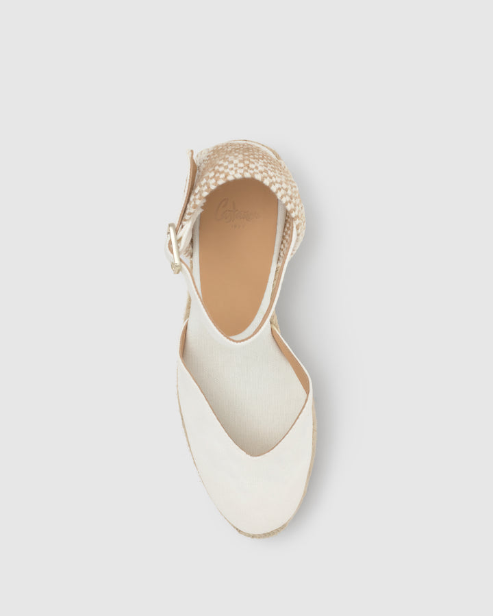Castañer Calzado de Mujer estilo Pala Talon con Cuña de 11cm de altura | Castañer Outlet online