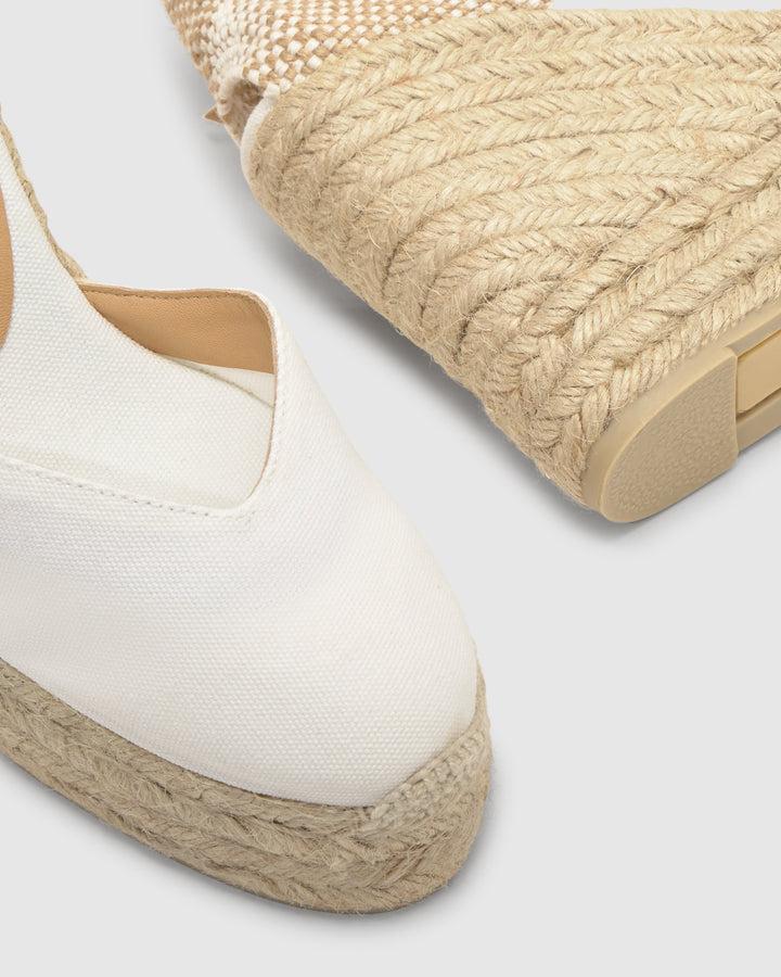 Castañer Calzado de Mujer estilo Pala Talon con Cuña de 11cm de altura | Castañer Outlet online