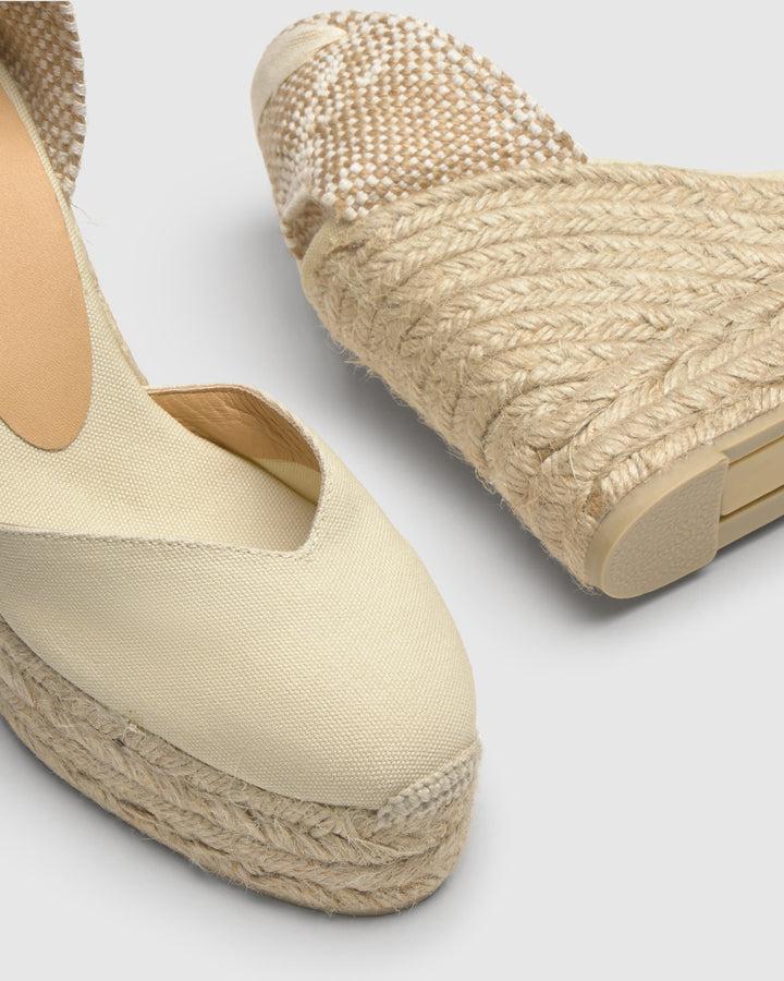 Castañer Calzado de Mujer estilo Pala Talon con Cuña de 11cm de altura | Castañer En oferta