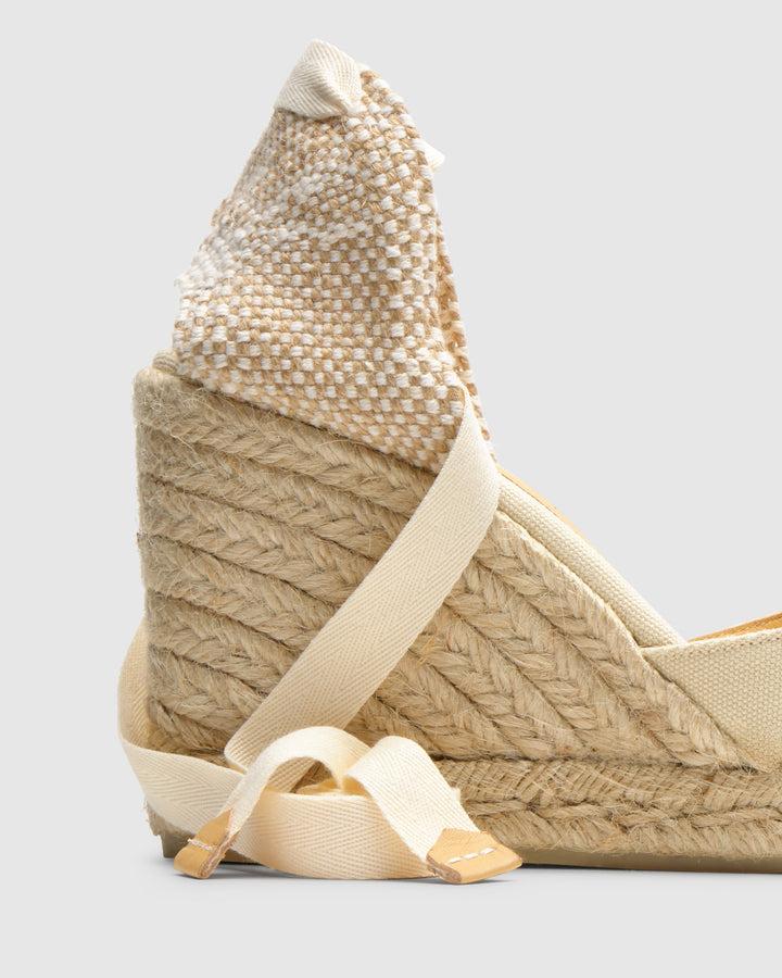 Castañer Calzado de Mujer estilo Pala Talon con Cuña de 9cm de altura | Castañer Gran oferta
