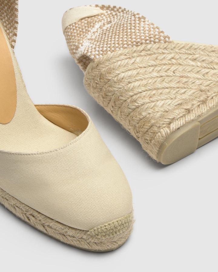Castañer Calzado de Mujer estilo Pala Talon con Cuña de 9cm de altura | Castañer Gran oferta