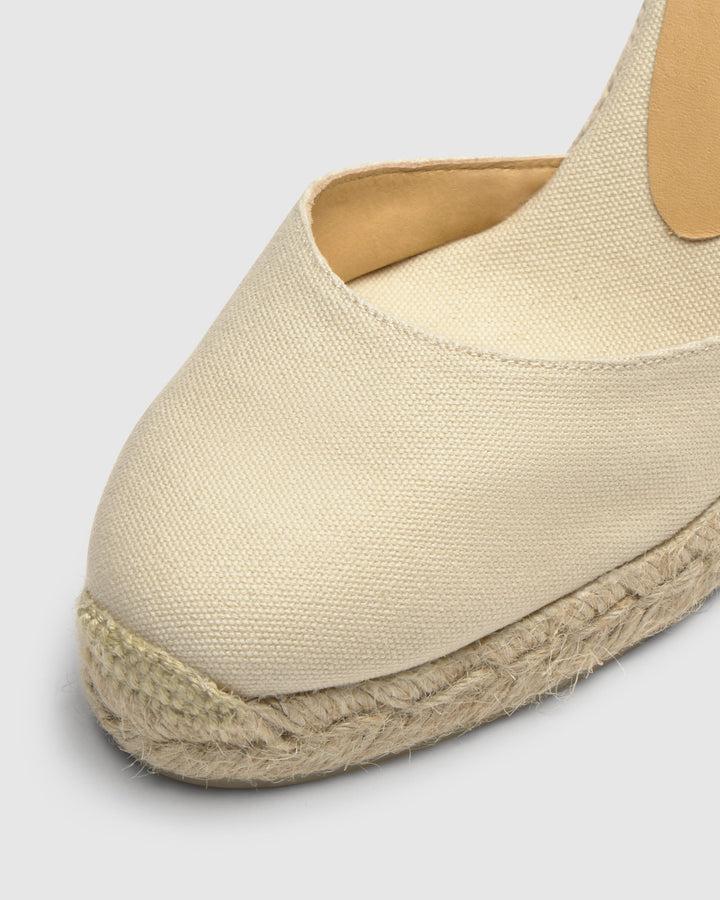 Castañer Calzado de Mujer estilo Pala Talon con Cuña de 9cm de altura | Castañer Gran oferta