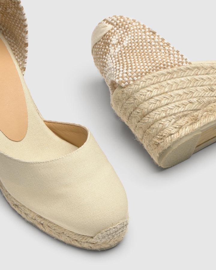 Castañer Calzado de Mujer estilo Pala Talon con Cuña de 7cm de altura | Castañer Rebajas baratas