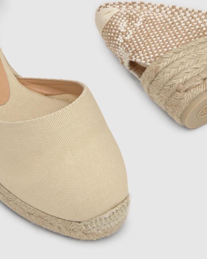 Castañer Calzado de Mujer estilo Pala Talon con Cuña de 5cm de altura | Castañer Rebajas de fábrica