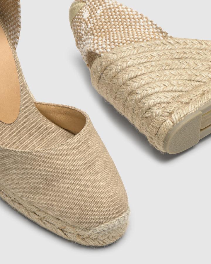 Castañer Calzado de Mujer estilo Pala Talon con Cuña de 9cm de altura | Castañer Tienda