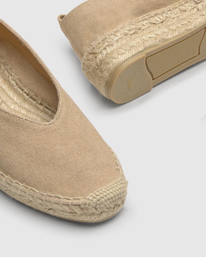 Castañer Alpargata de Mujer estilo Bailarina con Plana de 2cm de altura | Castañer Mejor oferta