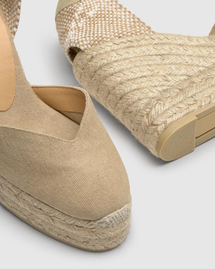 Castañer Calzado de Mujer estilo Pala Talon con Cuña de 11cm de altura | Castañer Rebajas online