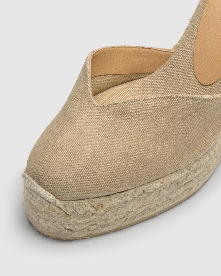 Castañer Calzado de Mujer estilo Pala Talon con Cuña de 11cm de altura | Castañer Rebajas online
