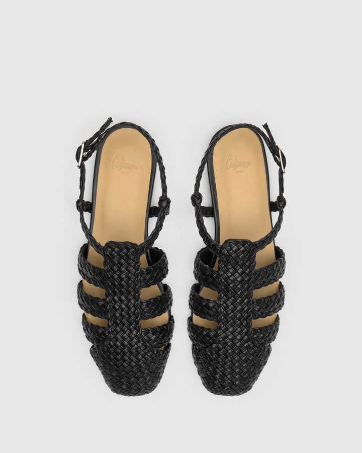 Castañer CASTAÑER | Tacón Cerrada Napa NEGRO GUILLERMINA/255 – Castañer Oferta especial