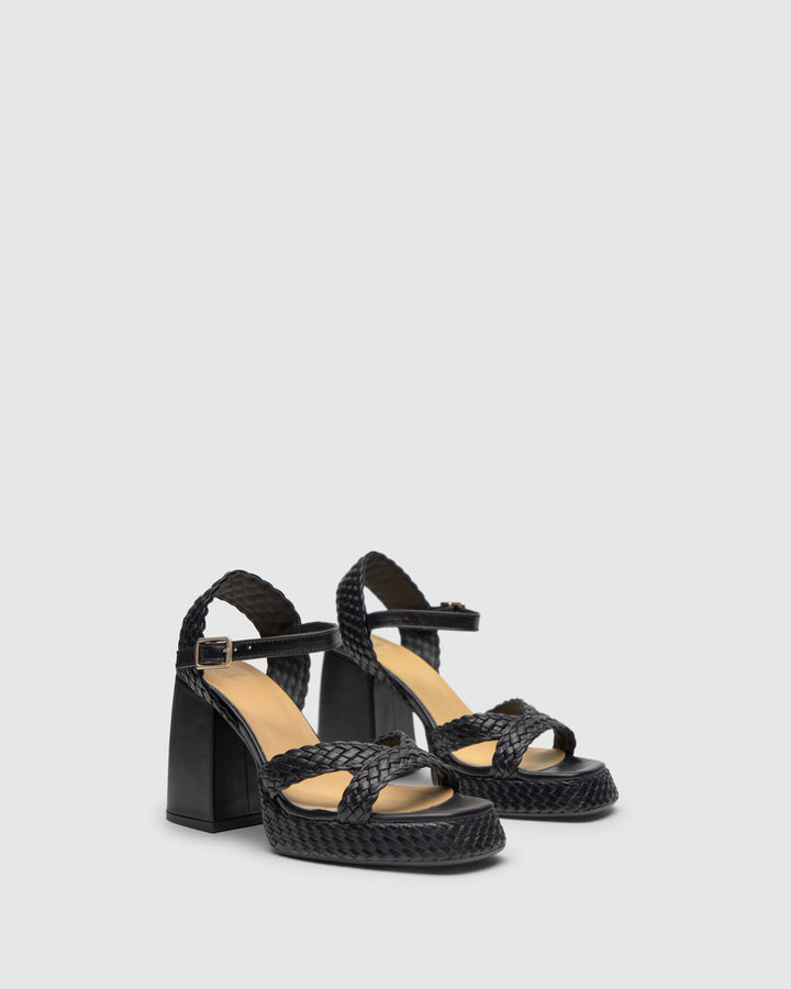 Castañer CASTAÑER | Tacón Abierta Napa NEGRO VALERIE/255 – Castañer Envío gratis