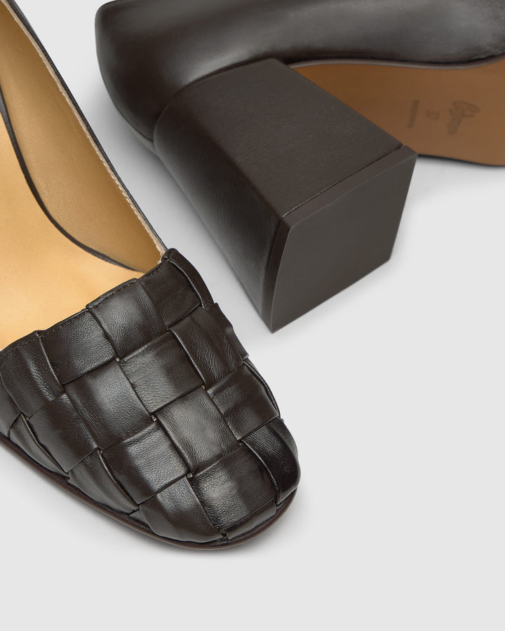 Castañer CASTAÑER | Tacón Cerrada Napa MARRON CHOC. MATILDA/254 – Castañer Oferta especial de fábrica