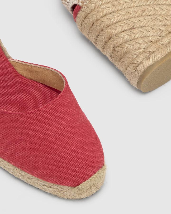 Castañer Calzado de Mujer estilo Pala Talon con Cuña de 9cm de altura | Castañer Ahorra y exporta