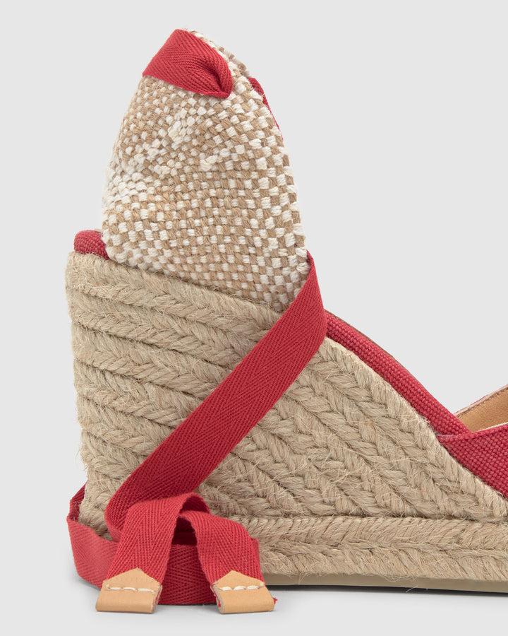 Castañer Calzado de Mujer estilo Pala Talon con Cuña de 9cm de altura | Castañer Precios de Black Friday