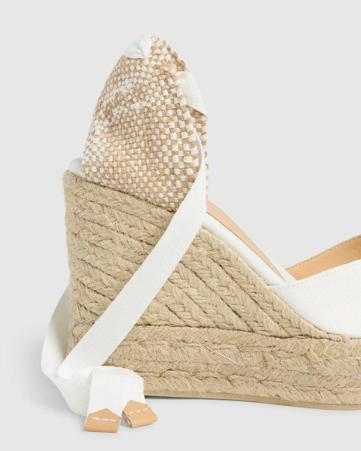 Castañer CASTAÑER ALPARGATAS CUÑA CHIARA BLANCO MUJER – Castañer Precio ultrabajo