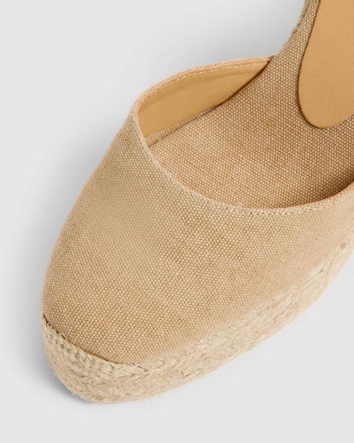 Castañer CASTAÑER ALPARGATAS CUÑA CARINA SAND MUJER – Castañer Rebajas