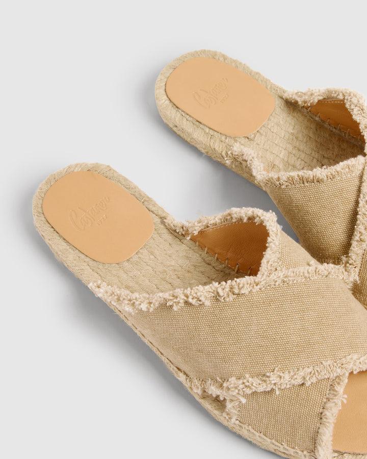 Castañer CASTAÑER SANDALIAS PLANAS PALMERA SAND MUJER – Castañer Gran oferta
