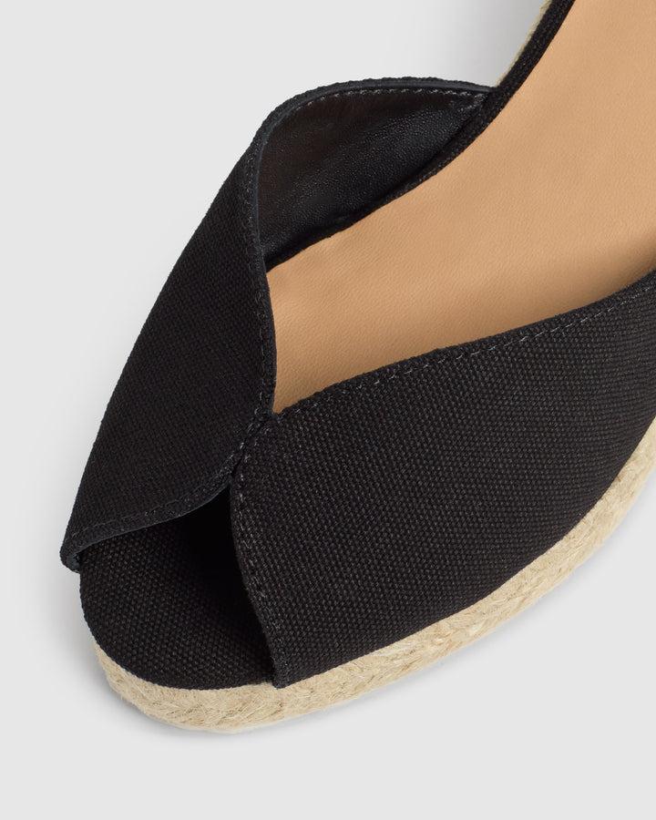 Castañer CASTAÑER | Alpargatas Bianca en algodón orgánico certificado cierre mediante lazada y altura de 7cm – Castañer Tienda