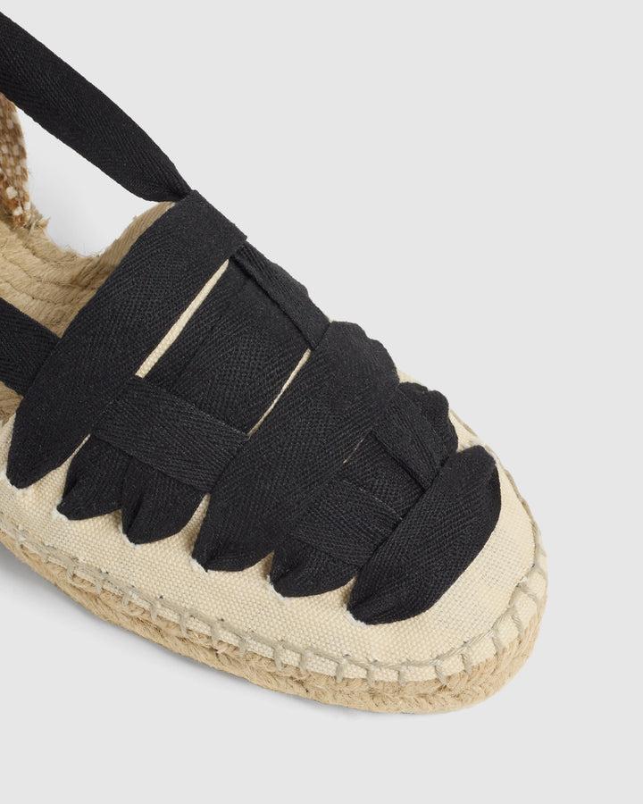 Castañer CASTAÑER | Alpargatas embetadas Jean en algodón orgánico y cierre mediante lazada. – Castañer Rebajas top
