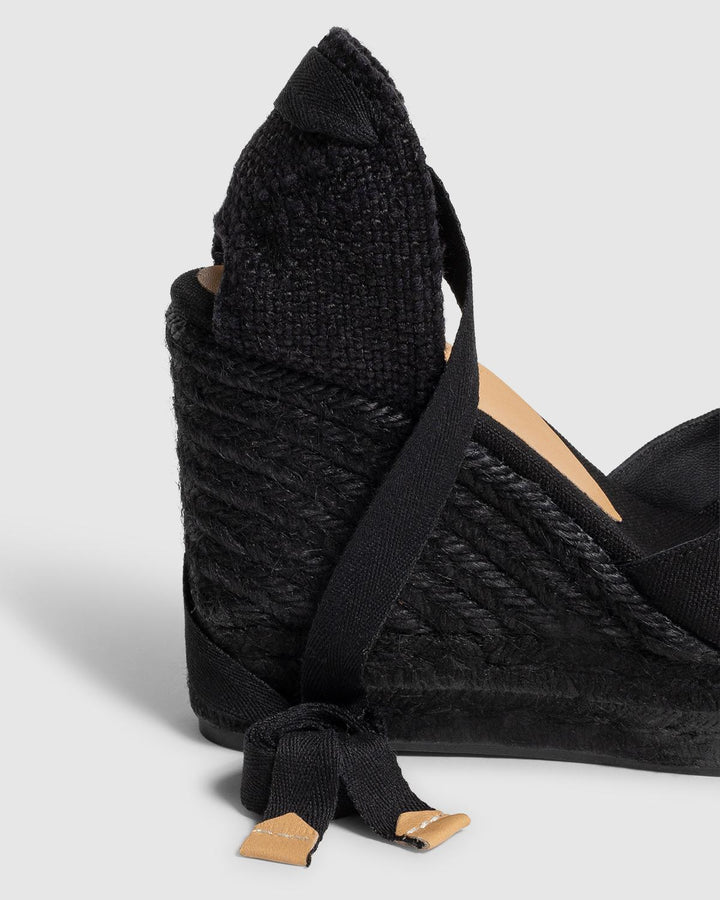 Castañer CASTAÑER ALPARGATAS CUÑA CHIARA NEGRO MUJER – Castañer Promoción trimestral