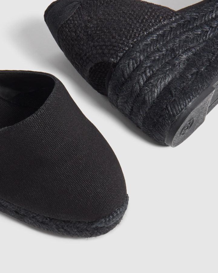 Castañer CASTAÑER | Alpargatas Carina en algodón orgánico cierre mediante lazada y cuña de 5cm. – Castañer Grandes descuentos