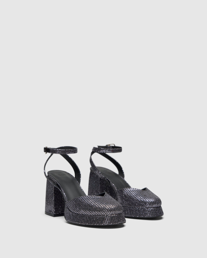 Castañer CASTAÑER | Tacón Cerrada Fantasía PLOMO VLAUDETTE/251 – Castañer En oferta