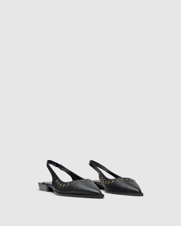 Castañer CASTAÑER | Tacón Cerrada Napa NEGRO PALMA STUDS/250 – Castañer Precio ultrabajo