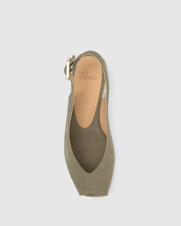 Castañer Calzado de Mujer estilo Peep Toe con Cuña de 5cm de altura | Castañer Outlet