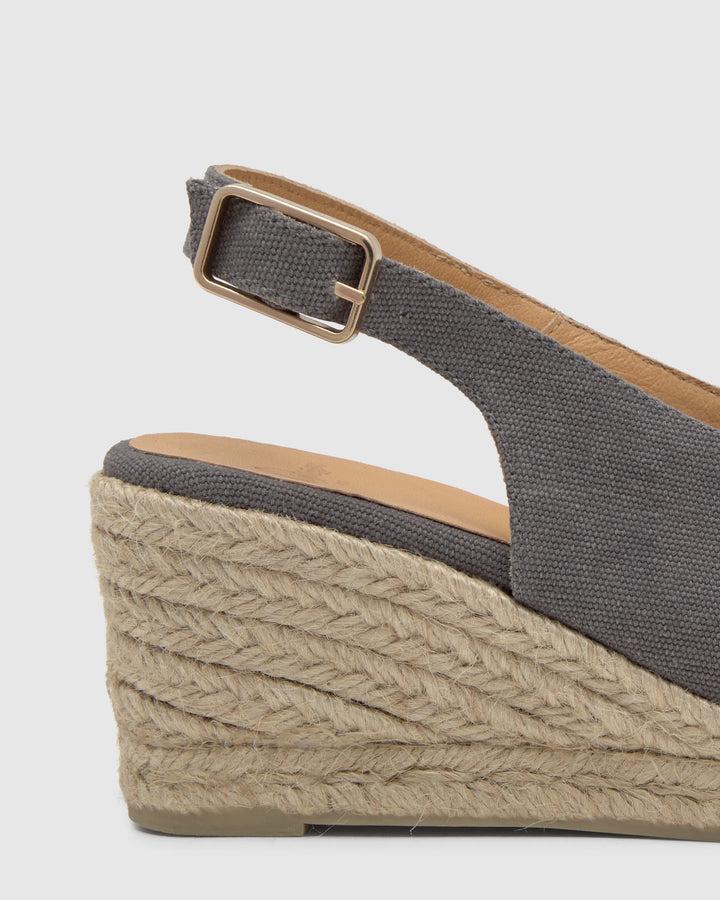 Castañer Calzado de Mujer estilo Peep Toe con Cuña de 7cm de altura | Castañer Outlet online